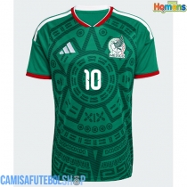 Camisa de time de futebol México Alexis Vega #10 Replicas 1º Equipamento Mundo 2026 Manga Curta